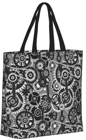 Buewutiry - Bolso grande para mujer - Bolso de mano reutilizable con cremallera, bolsa de playa para mujer, bolso tradicional para mamá, adecuado para hospital, playa, viajes, etc