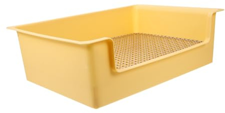 TOYANDONA Toilette per Conigli e Piccoli Roditori con Rimovibile Vasino Igienico per Coniglietti Porcellini Dindia e Criceti Design Compatto e Facile da Pulire per Uso