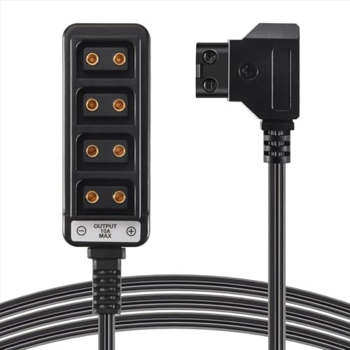 Lafeier hane D-kran B typ kraft tappa kran till 4 hona P-kran kran navadapter elektrisk splitter för fototillbehör