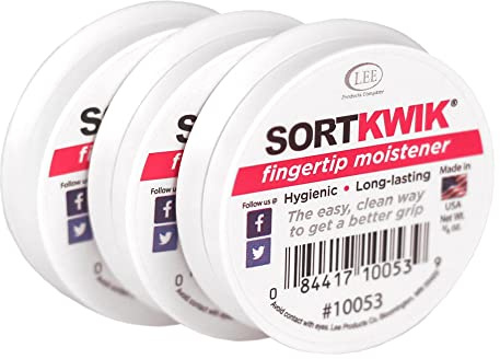 Lee Sort kwik Finger Tip Moistener (Pack of 3)