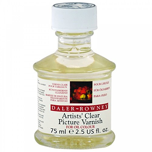 Daler-Rowney Georgian Oil Medium, Glass Jar, 2.54oz - 75 ml, Clear Picture Varnish