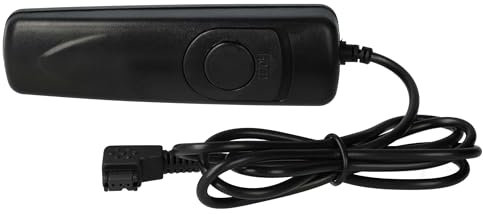 vhbw Disparador Remoto a Distancia, Cable Compatible con Konica Minolta Dynax 3, 4, 5, 500, 505, 5D cámara, 1 m, liberación en 2 Pasos