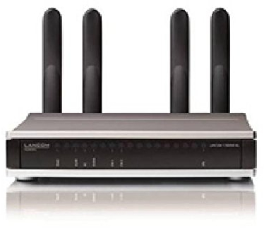 LANCOM 1780EW-4G Leistungsstarker VPN-Router mit LTE-Modem mit bis zu 100 Mbit/s, abwärtskomp. zu HSPA+, HSxPA, UMTS, EDGE, GPRS, inkl. 802.11n WLAN für bis zu 450 MBi