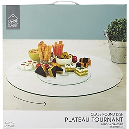 Saveur & dégustation Fuente GIRATORIA 45 CM Cristal KA1741, 45,50 x 45,50 x 2,90 cm