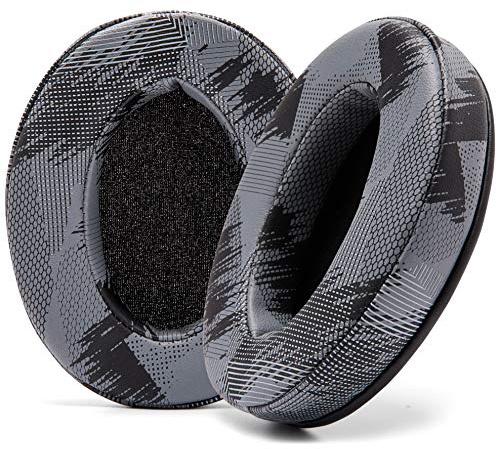 WC PadZ - The Ultimate Upgraded Earpads by Wicked Cushions - Compatible With Audio Technica, HyperX, SteelSeries Arctis & More - Extra Thick - Bigger Opening - Softer Memory Foam | (Anthracite)