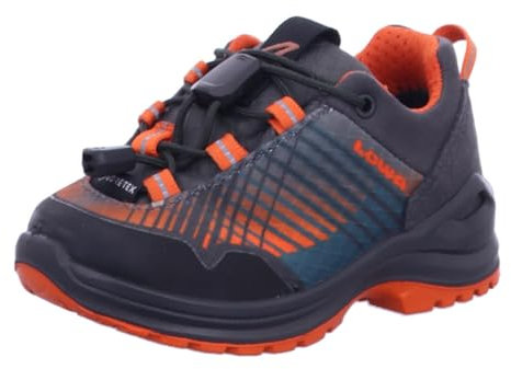 641068 CAREZZA GTX LO JR anthrazit/orange Gr. 32