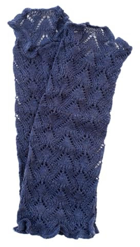 Invero, Merino Armstulpen Missy Uni, 100% Wolle (Blau)