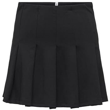 ONLY Onlfilla JRS Jupe plissée, Noir, XL