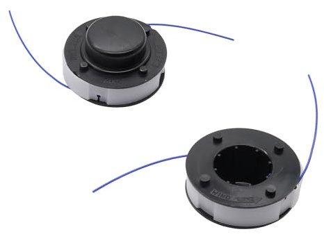 SECURA Bobine de fil 1,5mm (2x) compatible avec Viking TE 400 Débroussailleuse