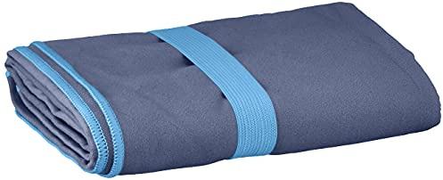 Playshoes Toalla multifunción Unisex, Toalla de baño de Microfibra, Manta portátil, Color Azul Marino, 70 x 140 cm