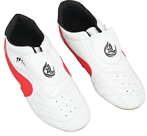 Baskets d'arts Martiaux, Chaussures de Taekwondo Respirantes, Résistance à l'usure Simple Unisexe, Finitions Soignées pour la Boxe (41)