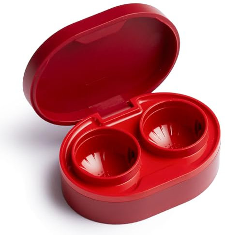 3N ReO2 Capsule di Ricambio per Detergente per Lenti a Contatto (Rossa), Adatta a Diverse Lenti Morbide, Usa e Getta Quotidiano, Lenti a Contatto a Lungo Termine e Lenti a Contatto Colorate
