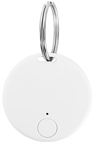 Localizzatore Chiavi Trova Chiavi, Bluetooth Localizzatore Trova Oggetti Wireless Trova Chiavi Smart Key Finder per Cani Bambini Gatti Bagagli Portafogli Chiavi Compatibile con iOS Android (Bianco)