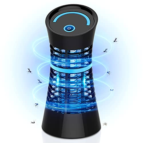 Regevo Insektenvernichter Elektrisch, UV-Licht Mückenlampe gegen Mücken und Motten mit Hochspannungsgitter, Mückenfalle Fliegenfalle für Innen, Schlafzimmer, Küche und Balkon