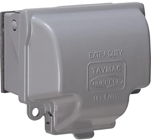 TayMac MX3300 RaynGuard Extra Duty Metal Weatherproof in-Use Cover, 1-Gang, Gray