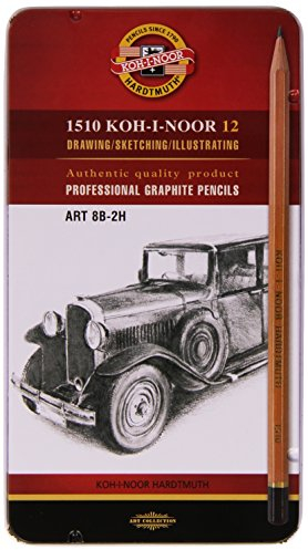 KOH-I-NOOR 8B-2H N Graphitstift (12 Stück)