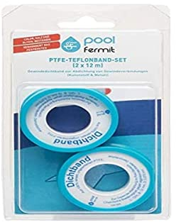 Fermit Pool Pool - Juego de 2 cintas de teflón PTFE