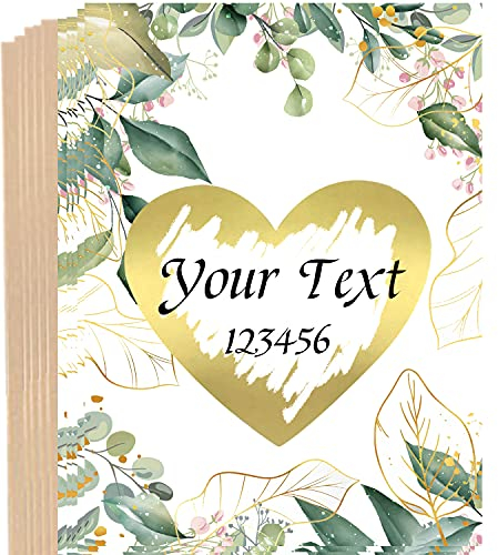 DEEDPF 10 DIY Rubbelkarten mit Umschlägen, Grußkarten, Schwangerschaftsankündigungen, Hochzeiten, Einladungen, personalisierten Geschenken, Valentinstag, Geburtstagen und Jubiläen