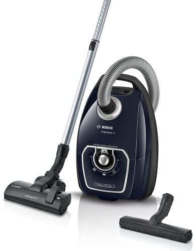 Bosch Ergomaxx'x, Dammsugare med påse, BGB7X420, Blå | Tystgående | PowerProtect-system | 5 l dammsugarpåse | UltraAllergy-filter