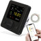 EZAIoT WiFi Termostato Intelligente con Display Umidità per Riscaldamento Elettrico a Pavimento 220V (16A), Programmabile, Multilingua, Smart Life, Controllo Vocale-IPS