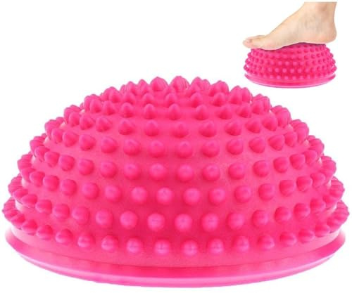 Zghhc Hedgehog Balance Pod Estabilidad Entrenador De Equilibrio Cúpulas De Fitness con Media Punta para Niños Adultos Deportes Masaje De Pies Equilibrio Muscular Pelota De Ejercicio