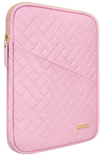 Lacdo Custodia Protettiva Borsa Tablet per 11 iPad A16, 11 iPad Air M4 M3 M2, 11 iPad Pro M5 M4, 10.9 10.2 ipad, 11 iPad Pro, 10.9 iPad Air 5 4, 10.5 iPad pro, Galaxy Tab A9+, Rosa Sakura