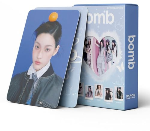 UENXRXE Illit Photocards,55 Pezzi Illit Cards Photobook,Kpop Cartoline Fotografiche Regalo Per Fans
