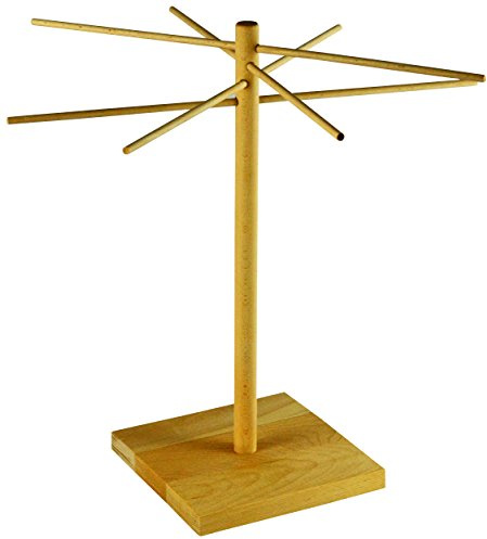 Southern Homewares Pasta Drying Rack Natural Beechwood Collapsable Wooden Noodle Stand - SH-10096