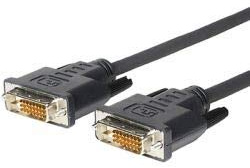 Vivolink prodvis0,5 0,5 m DVI-D svart DVI-kabel – DVI-kablar (0,5 m, DVI-D, DVI-D, hane/hane, svart).