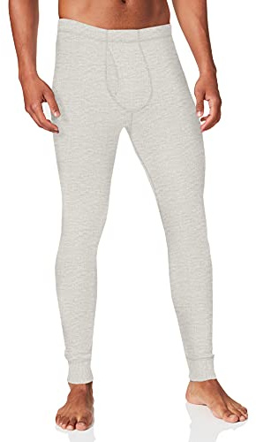Damart Mallas Abiertas Thermolactyl, canalé Polar Calor Extremo 4 Gris Jaspeado XXL