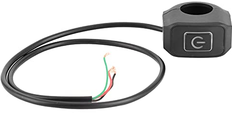 Motorrad Lenkerschalter, Motorrad 22mm 12V Lenkerschalter Wasserdicht Druckknopf LED Ein/Aus Schalter für Scheinwerfer, Nebelscheinwerfer, Blinker