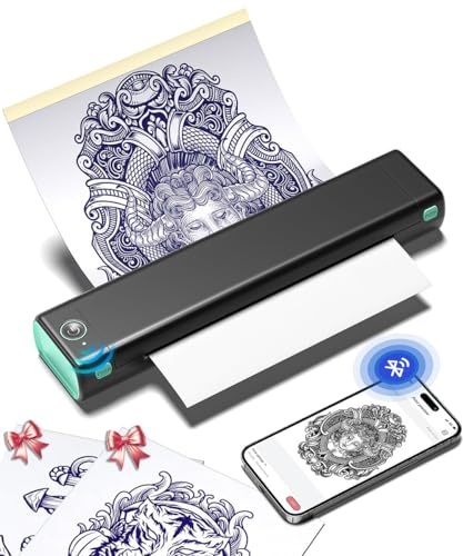 Phomemo M08F Tattoo Stencil Printer, Portable Thermal Tattoo Printer