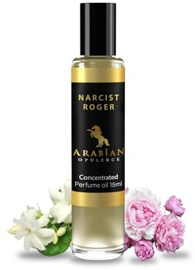 ARABIAN OPULENCE FR211 NARCISA BEAUTY Parfüm für Damen | Duftöl NARCISA BEAUTY Roll-On Parfüm für Frauen | Langanhaltendes Parfüm | Reisegröße Alkoholfreier Konzentriertes Parfum Damen (15 ml)