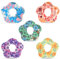 25pcs Adhesive Patches for Dexcom G7, Waterproof Over Patch with Hole Sensor Covers Blood Sugar Monitor Patch Flower Adhesive Tape Sticker Compatible with Dexcom G7 (5 Styles)