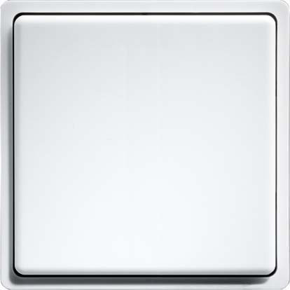 Eltako Funk-Minitaster, Batterie- undleitungslos mit Wippe, 1 Stück, reinweiß glänzend, FMT55/2-WG