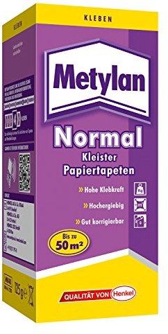 Metylan Normal Tapetenkleister, 1 Päckchen mit 125 g, MK40