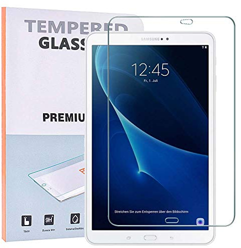 REY Pack 2X Pellicola salvaschermo per Samsung Galaxy Tab A6 T580 2016 10.1 - Tab A T-585, Pellicole salvaschermo Vetro Temperato 9H+, di qualità Premium Tablet