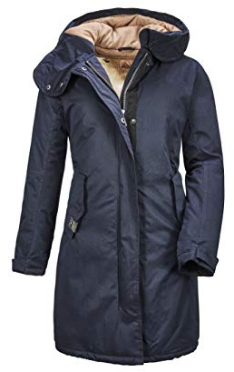 G.I.G.A. DX Stormiga Wmn Prk B - Parka 3 en 1 con capucha para mujer, Mujer, Casual 3 en 1 - Chaqueta con capucha y chaleco desmontable, 35819-000, azul oscuro, 38