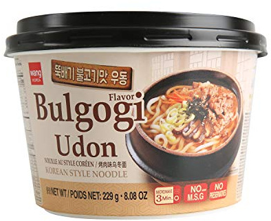 Wang Korean BBQ Bulgogi Flavored Udon Noodle Bowl
