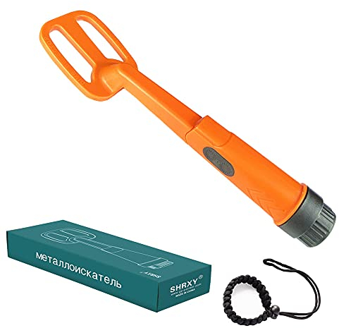 Unterwasser Metalldetektor Puls Pinpointer Induktion Tauchen Schatz Wasserdicht Metalldetektor Handspule Metallfinder… (Orange)