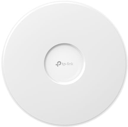 TP-Link Omada WiFi 7 Punto de acceso inalámbrico | BE11000 Tri-Band | Puerto 2.5G | Alimentado por PoE o CC, adaptador no incluido | Roaming sin costuras | Fácil configuración | 5 años de garantía |