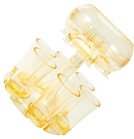Distributeur de boissons avec 6 verres à liqueur, distributeur de 6 verres à liqueur et support, distributeur de verres à shot en acrylique sans pour boisson, distributeur de boissons Baby