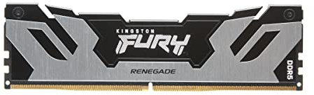 Kingston FURY Renegade DDR5 RGB Silber/Schwarz XMP 24GB 8400MT/s CL40 CUDIMM Desktop Gaming Speicher Einzelmodul - KF584CU40RSA-24