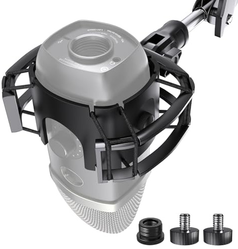 Custom 2026 Upgrade Shock Mount for Blue Yeti X, Anti-Vibration Suspension