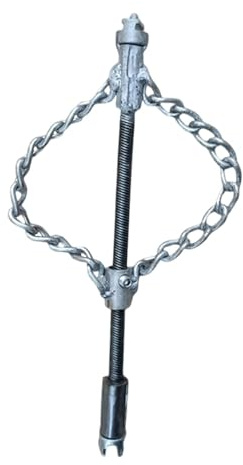 Gralara Cadena de Descalcificación de Alcantarillado con Eje Flexible, Herramienta de Dragado con Cable Giratorio, Accesorio Multiusos para Desatascar Aceite, Estilo C