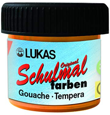 LUKAS K102013 Schulmalfarbe 18 ml, orange