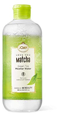 JOAH Love You Matcha Green Tea Micellar Water Makeup Remover, 13.5 Ounce