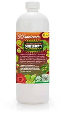 Gardenera Plant Growth Superfood for Carnivorous Plants with Vitamins & Minerals - Organic Plant Food Fertilizer - Micro-Fungi and Bio-Organisms for Carnivorous Plant Care & Growth Enhancement - 32oz