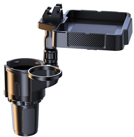 Portabicchiere per Auto per Peugeot 406 407 508 607 806 807, Portabottiglie per Bevande Universale Regolabile Portabicchieri Auto Adattatore per Portabicchieri,L