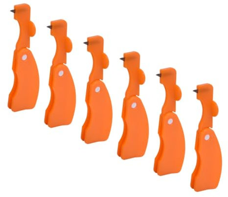 Holibanna 6 Pezzi Sbucciatore di Arance Sbucciatore di Agrumi A Mano Apriscatole di Gadget da Cucina Sbucciatore di Verdure Sbucciatore di Arance Sbucciatore di Frutta